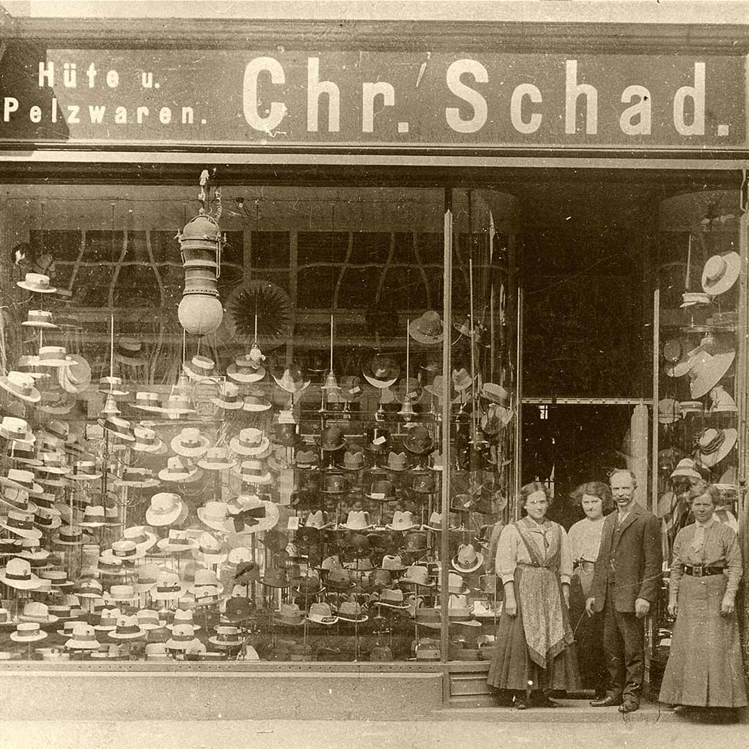 Handwerkskunst Mode Pelz Lammfell Leder Alpakawolle Walk Geschäft 1911